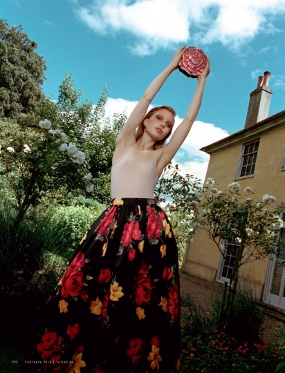 Demy de Vries for Tatler Russe September 2018, Photographer Rosaline Shahnavaz 