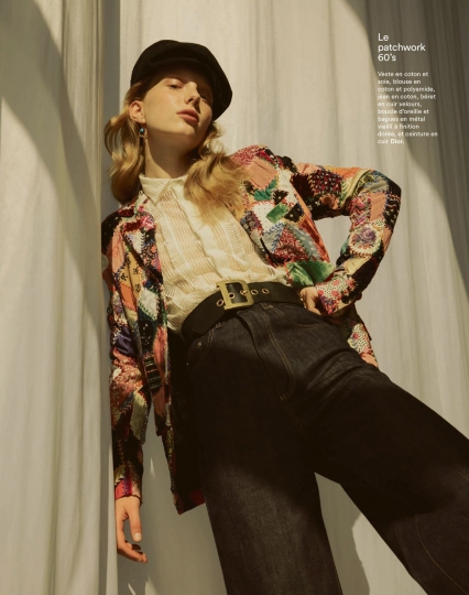 Demy de Vries for Marie Claire France September 2018, Photographer David Gomez, Styliste Marine Chaumien 