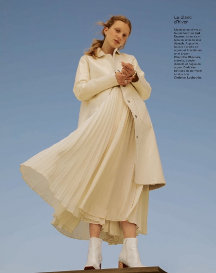 Demy de Vries for Marie Claire France September 2018, Photographer David Gomez, Styliste Marine Chaumien 