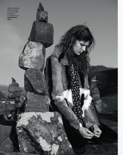 Bette Franke for Elle France august 2018, Photographer Blair Getz Mezobov, Eidtor Jeanne Le Bault, Make-up Lili Choï, Hair Christoph Hasenbein 