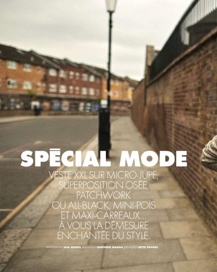 Bette Franke for Elle France August 2018, Photographer Sam Hendel, Editor Hortense Manga, Make-up Alice Ghendrih, Hair Jonathan Connelly 