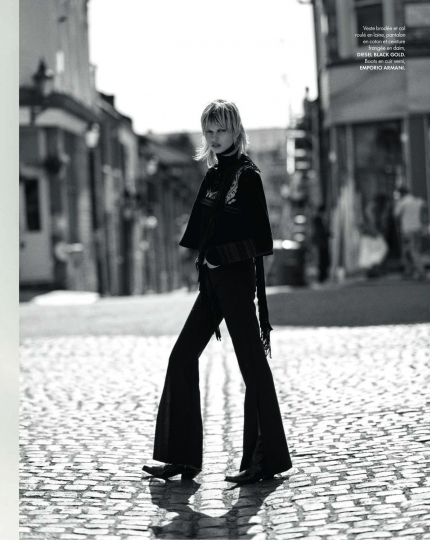 Bette Franke for Elle France August 2018, Photographer Sam Hendel, Editor Hortense Manga, Make-up Alice Ghendrih, Hair Jonathan Connelly 