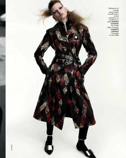 Bette Franke for Elle France August 2018, Photographer Sam Hendel, Editor Hortense Manga, Make-up Alice Ghendrih, Hair Jonathan Connelly 