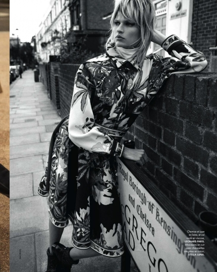 Bette Franke for Elle France August 2018, Photographer Sam Hendel, Editor Hortense Manga, Make-up Alice Ghendrih, Hair Jonathan Connelly 