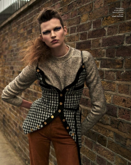 Bette Franke for Elle France August 2018, Photographer Sam Hendel, Editor Hortense Manga, Make-up Alice Ghendrih, Hair Jonathan Connelly 