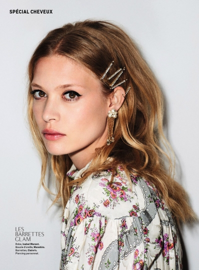 Rianne Haspels for French Grazia September 2018, Photographer Alex Bramall, Stylist Chloé Para, Hair and make-up Cyril Lanoir 