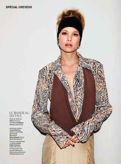 Rianne Haspels for French Grazia September 2018, Photographer Alex Bramall, Stylist Chloé Para, Hair and make-up Cyril Lanoir 