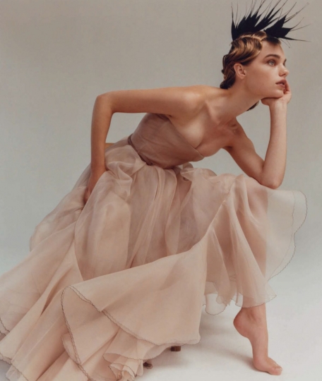 Estella Boersma for the fashion issue The Times LUXX, Photographer Louise Banks, Stylist Sophie Pera, Hair Mark Francome, Make-up Terry Barber 