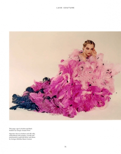 Estella Boersma for the fashion issue The Times LUXX, Photographer Louise Banks, Stylist Sophie Pera, Hair Mark Francome, Make-up Terry Barber 