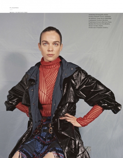 Kim Noorda for El Pais October 2018, Photographer Pablo Zamora, Stylist Santi Rodriquez 