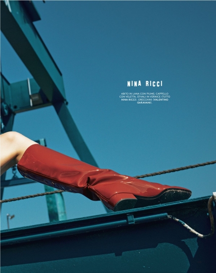 Hanna Verhees for Grazia Italy October 2018, Photographer Simone Falcetta, Stylist Selin Bursalioglu 