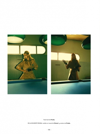 Estella Boersma for L’Officiel Spain October 2018, Photographer Mehdi Sef, Stylist Sergio Alvarez 