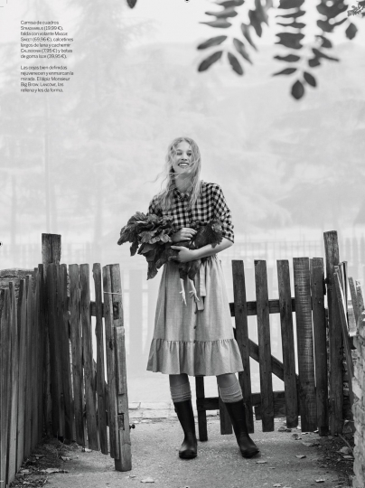 Country girl Rianne for Moda Magazine November 2018, Photographer Edu Garcia, Stylist Beatriz Valdivia 