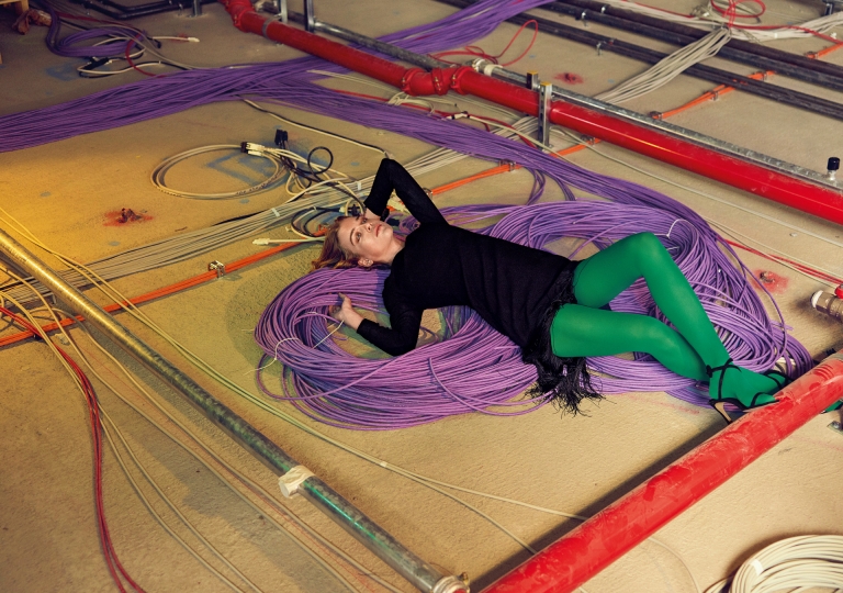 Kim Noorda going high for Icon Magazine October 2018 