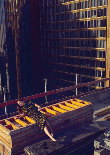 Kim Noorda going high for Icon Magazine October 2018 