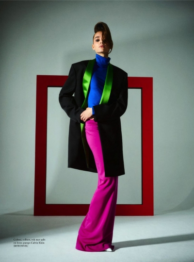 Romy Schönberger in an impressive story for Dutch Harpers Bazaar December 2018, photographed by Tim Verhallen, Styled by Astrid Schilders, Hair by Daan Kneppers and make-up by Anita Jolles 