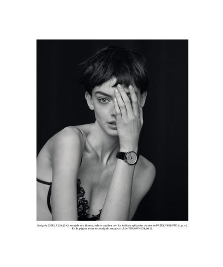Hanna Verhees looks fantastic with short hair in this beautiful story for SModa, Photographer Fede Delibes, Stylist Francesca Rinciari, Hair and make-up Pablo Iglresias 