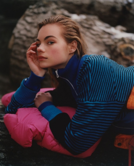 Cool Estella Boersma for Evening Standard Magazine, Photographed in the Lowlands of Scotland by Charlie Gates 