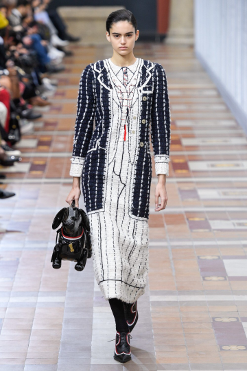 Nikki Vonsee for show Tom Browne Fall 2019 