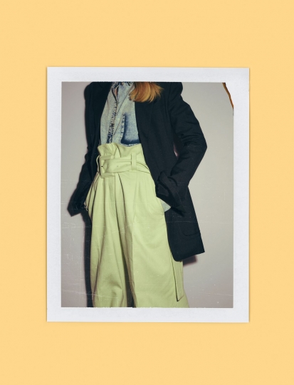 Nice story Demy de Vries for German Glamour, Photographer Markus Jans, Stylist Véronique Tristram, Hair Jerome Cultrera, Make-up Claire Bailey 