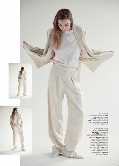 Kim Noorda for English Marie Claire, Photographer David Roemer, Stylist Jayne Pickering, Make-up Thomas Lorenz, Hair Craig Taylor, Nails Chisato Yamamoto 