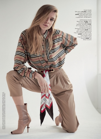 Kim Noorda for English Marie Claire, Photographer David Roemer, Stylist Jayne Pickering, Make-up Thomas Lorenz, Hair Craig Taylor, Nails Chisato Yamamoto 