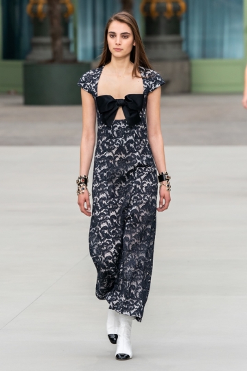 Romy Schönberger at Virigine Viard her debut for Chanel show Resort 2020 