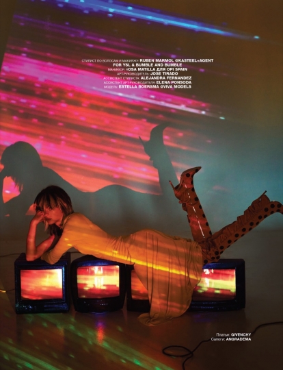 Estella Boersma captured by Fernando Gomez for Numero Russia 