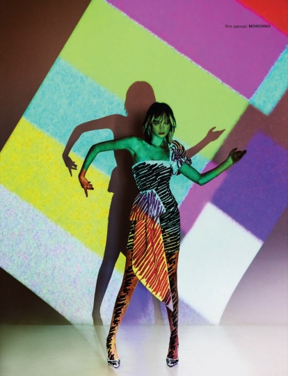 Estella Boersma captured by Fernando Gomez for Numero Russia 