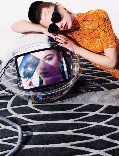 Estella Boersma captured by Fernando Gomez for Numero Russia 