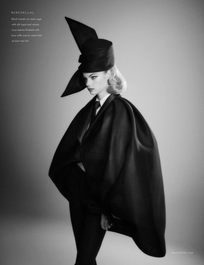 Estella Boersma in a fantastic shoot by Tim Verhallen for Benchallal Collection NR7 with great hair and make-up by Carlos Saidel 