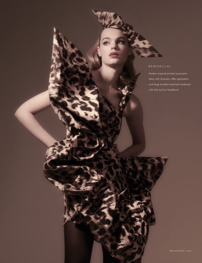 Estella Boersma in a fantastic shoot by Tim Verhallen for Benchallal Collection NR7 with great hair and make-up by Carlos Saidel 