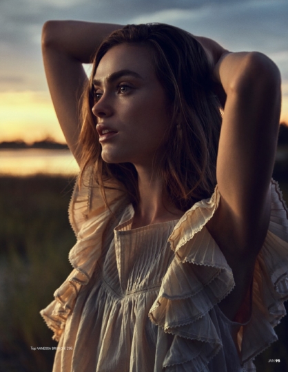 Sophie Vlaming in a lovely story for Jan Magazine, Photographer Anders Overgaard, Stylist Linda Gümüs Gerritsen, Hair and make-up Jade Leggat 