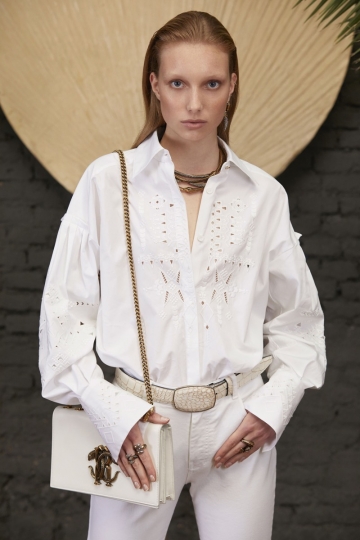 Demy de Vries for Roberto Cavalli Resort 2020 