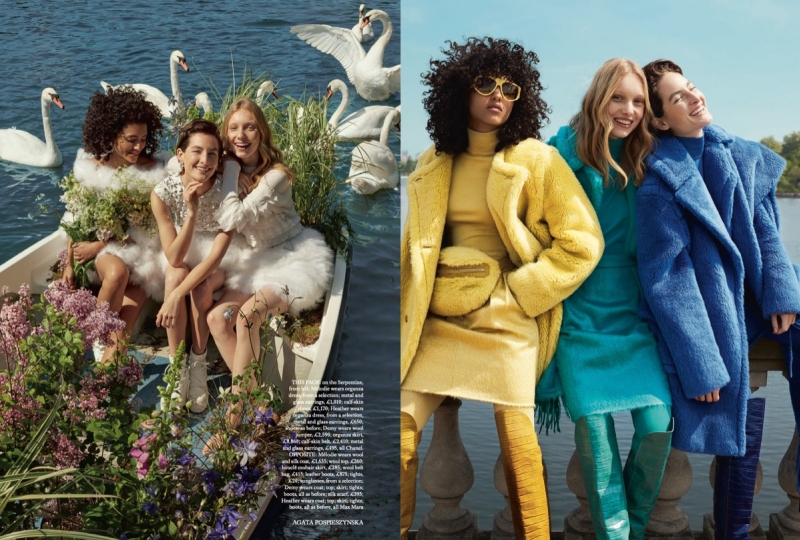 Lovely covers and nice story with Demy de Vries for Harpers Bazaar UK, Photographer Agata Pospieszynska, Stylist Charlie Harrington 