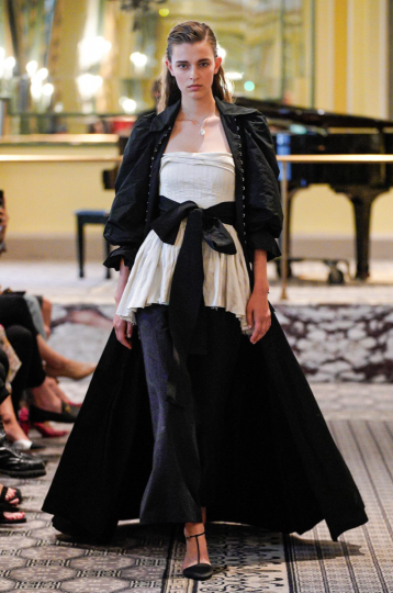 Merel Zoet her last show in NY for Brock collection SS 2020, Stylist Vanessa Traina 