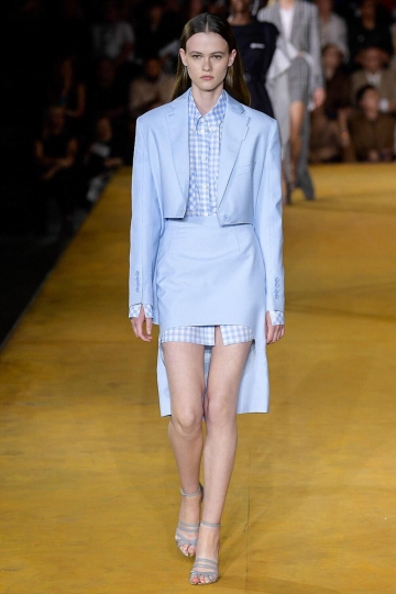 So proud, second time Liselotte Claerhoudt for Burrberry SS 2020 by Riccardo Tisci, casting Patrizia Pilotti, Hair Guido, Make-up Pat McGrath 