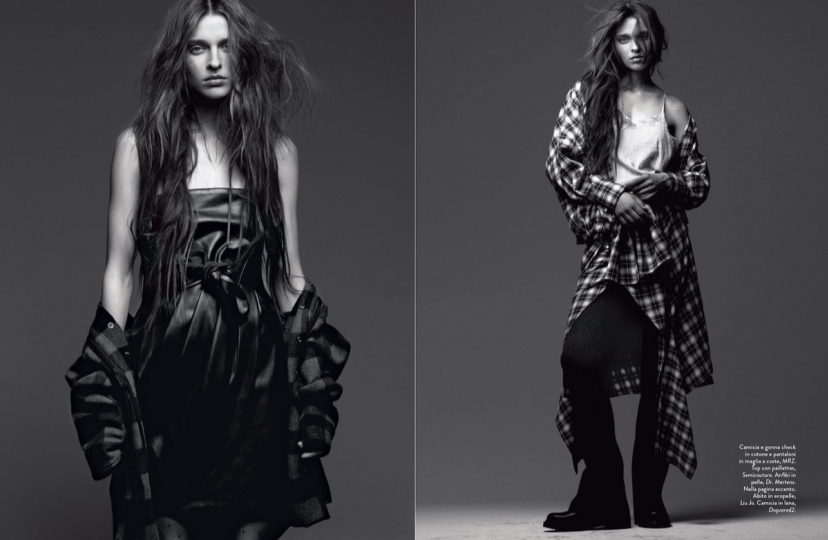 Fantastic cover story Merel Zoet for Amica, Photographer Cometi, Stylist Claudia Caretti, Make-up Viviana Graziano. Hair David Delicourt 