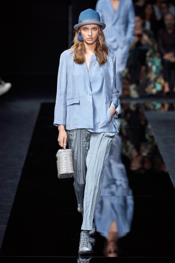 Merel Zoet for Emporio Armani SS 2020 