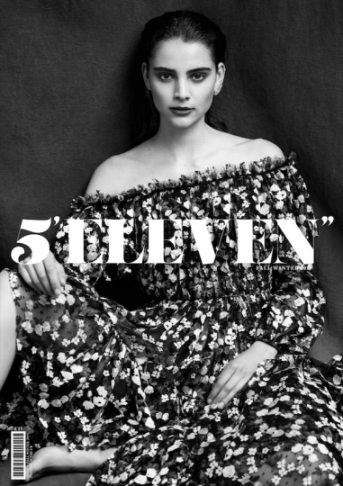 Poetic cover story for 5ELEVEN with beautiful collection Giambattista Valli for Romy Schönberger, Photographer Edwin S Freyer, Stylist Marian Nachmia 