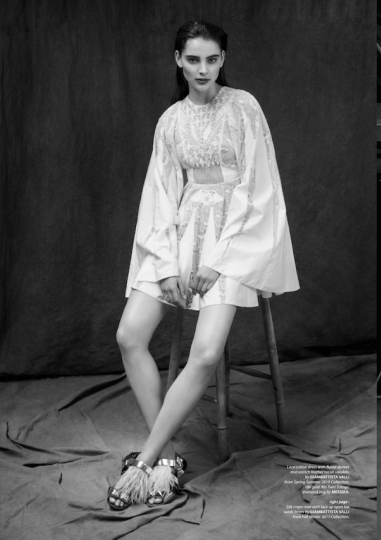 Poetic cover story for 5ELEVEN with beautiful collection Giambattista Valli for Romy Schönberger, Photographer Edwin S Freyer, Stylist Marian Nachmia 