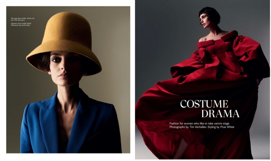 Surprise, Hanna Verhees with dark hair in this nice story for Luxx, Photographer Tim Verhallen, Stylist  Prue White, Hair Peter Lux, Make-up Clare Read 