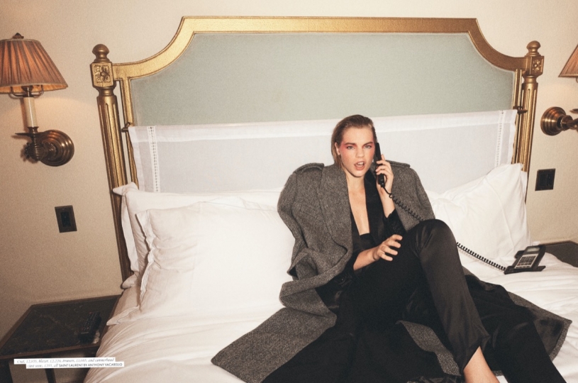 Great very much Estella Boersma story for Elle UK,&nbsp; Photographer Tom Schirmacher, Stylist Charles Varenne, Hair Gavin Harwin, Make-up Virginia Young 