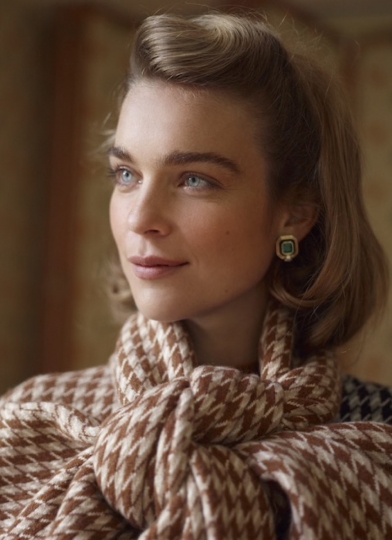 Kim Noorda in an Elegant Classic story for Vanity Spain, Photographer Pablo Zamora, Stylist Angela Esteban Librero 