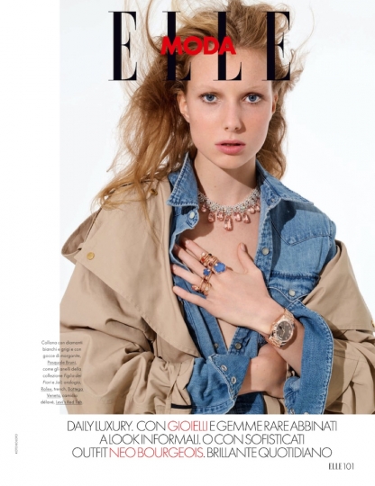 Lovely story Demy de Vries for Italian Elle, with Koto Bolofo Photographer and Micaela Sessa Stylist 