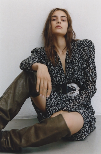 Nice strong story Romy Schönberger for Isabel Marant, photographed by Lukasz Pukowiec 