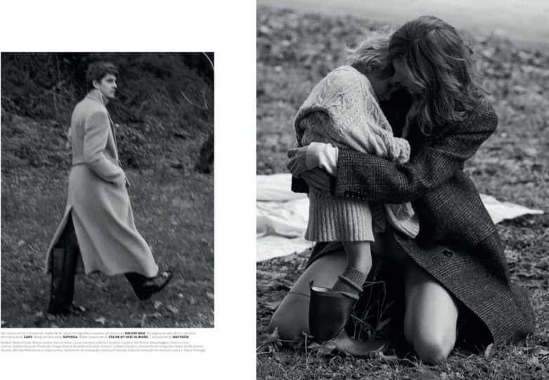 Beautiful intimate cover story for Bette Franke and her husband Ilja and lovely boys Boris and Lucas for Vogue Portugal, Photographer Frederico Martins, Stylist Michele Bagnara, Hair Rui Rocha, Makeup 