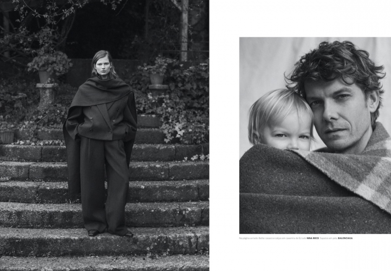 Beautiful intimate cover story for Bette Franke and her husband Ilja and lovely boys Boris and Lucas for Vogue Portugal, Photographer Frederico Martins, Stylist Michele Bagnara, Hair Rui Rocha, Makeup 