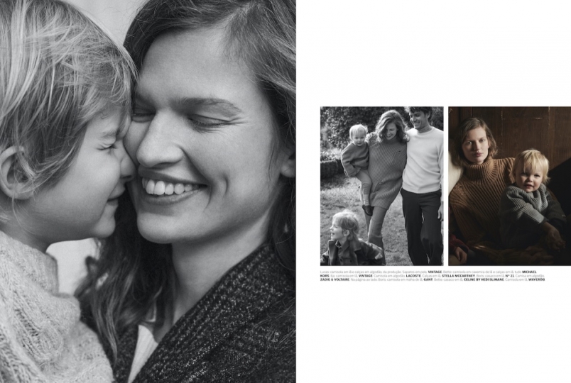 Beautiful intimate cover story for Bette Franke and her husband Ilja and lovely boys Boris and Lucas for Vogue Portugal, Photographer Frederico Martins, Stylist Michele Bagnara, Hair Rui Rocha, Makeup 