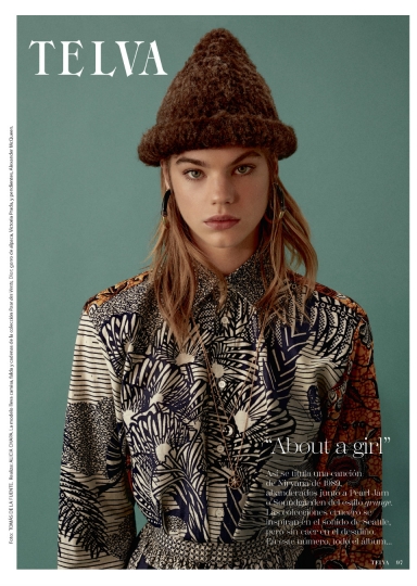 Estella Boersma for Telva, Photographer Tomas de la Fuento, Stylist Alicia Chapa, Hair and Make-up Yurema Villa 